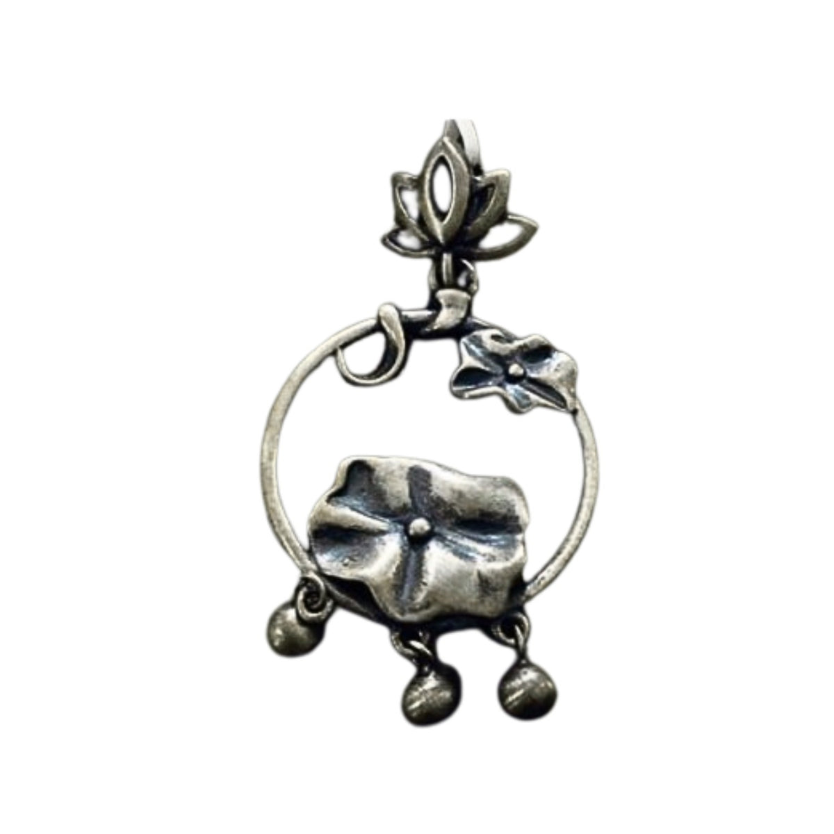 Handcrafted 999 Fine Silver Pendant 7