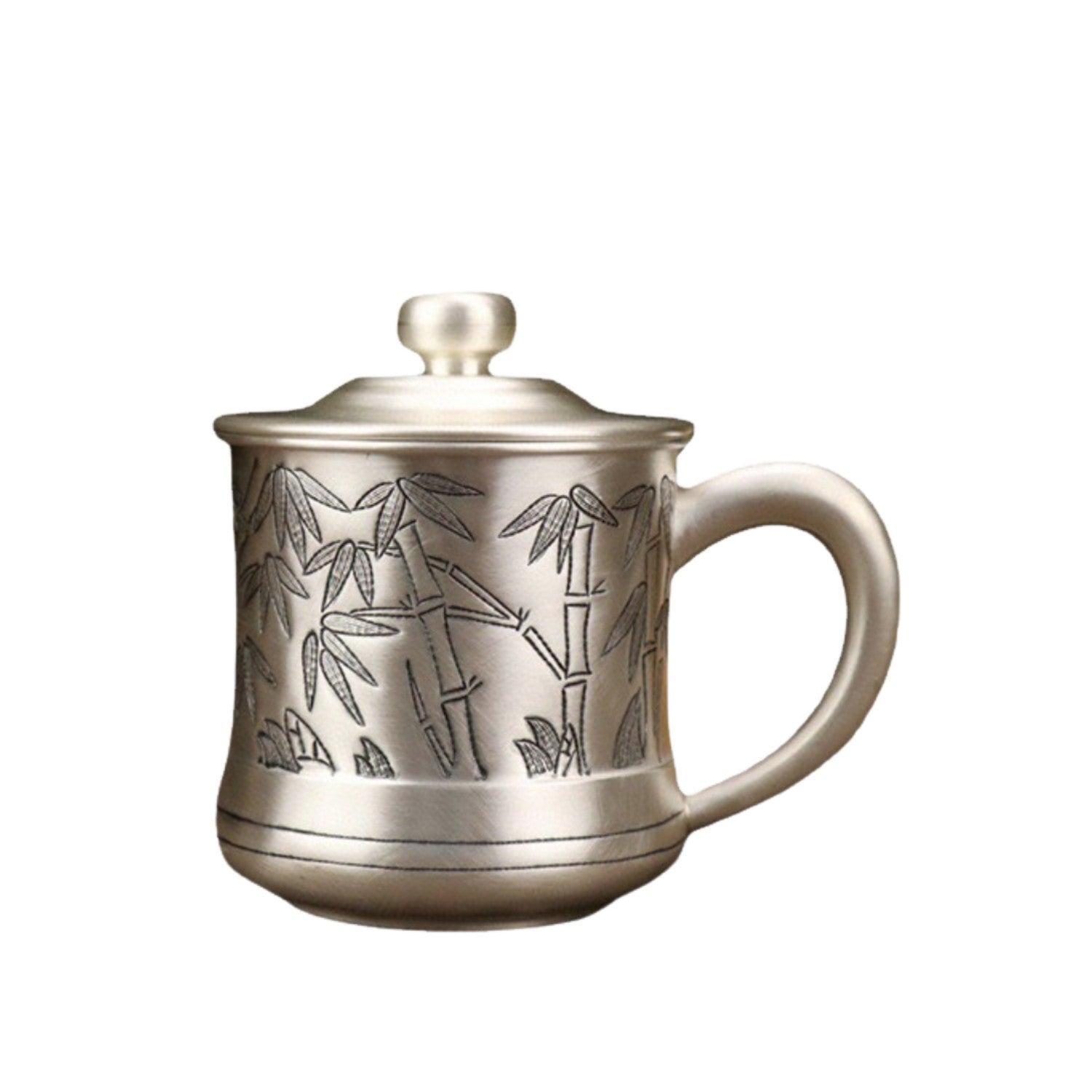 Handcrafted 999 Fine Silver Teacup 2