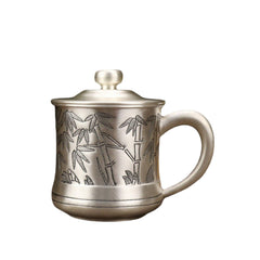Handcrafted 999 Fine Silver Teacup 2