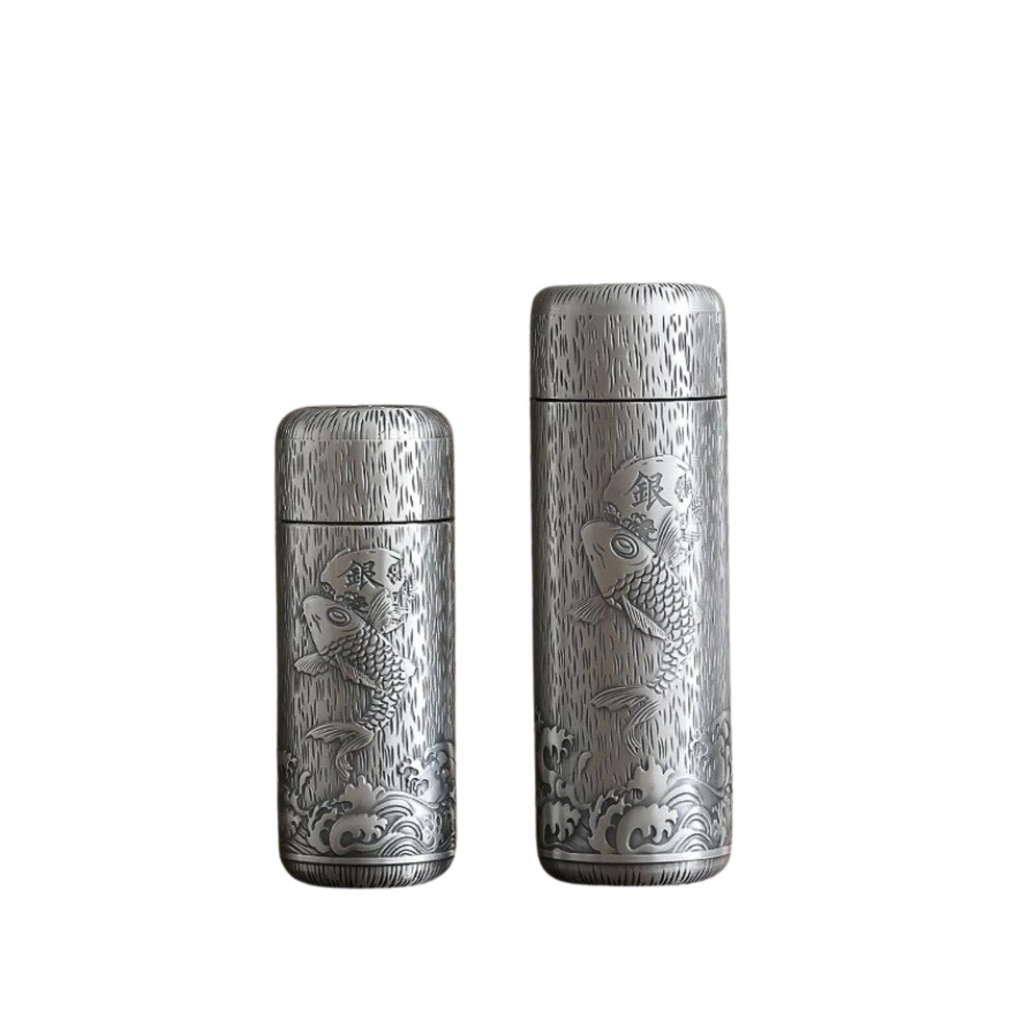 Handcrafted 999 Fine Silver Water Bottle 2