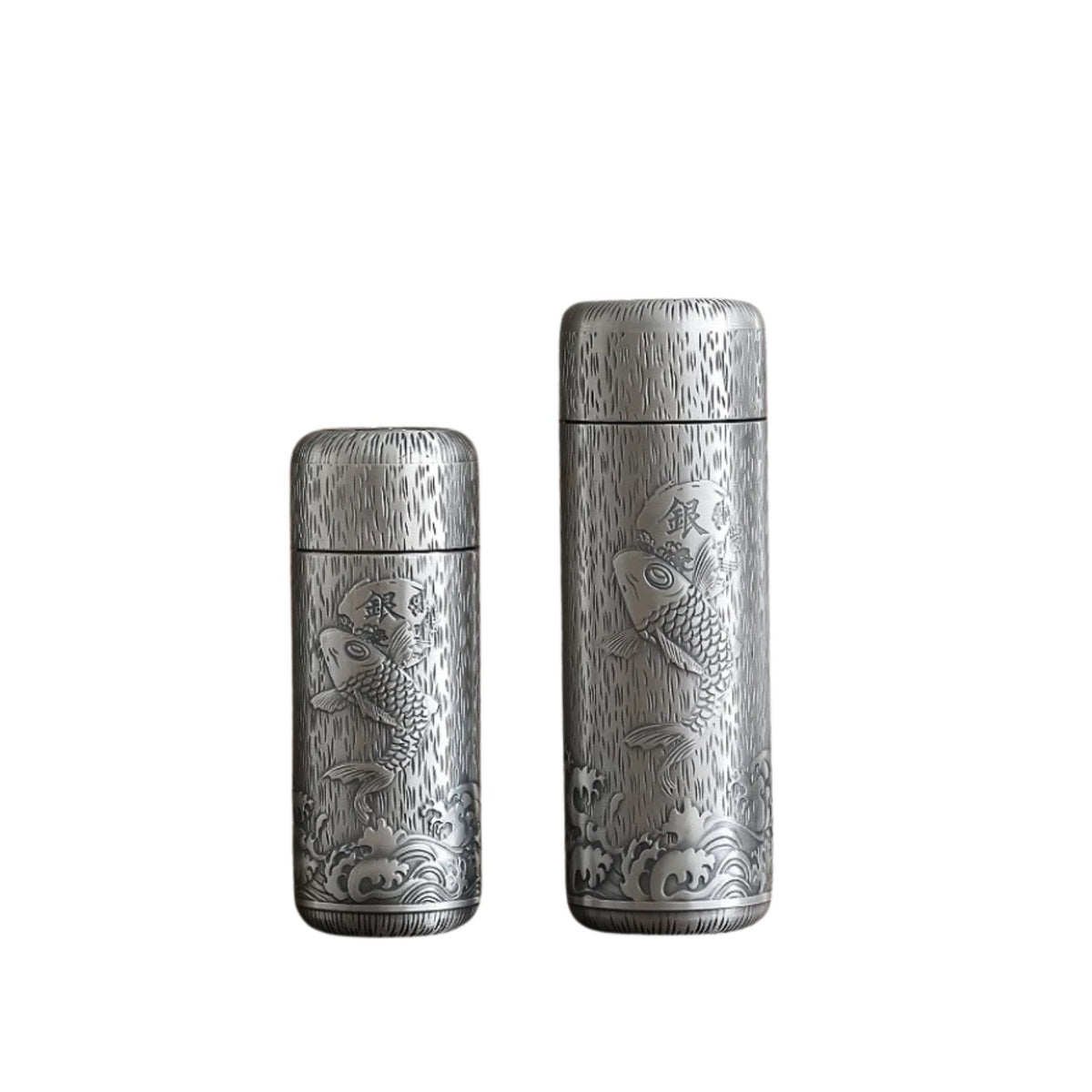 Handcrafted 999 Fine Silver Water Bottle 2