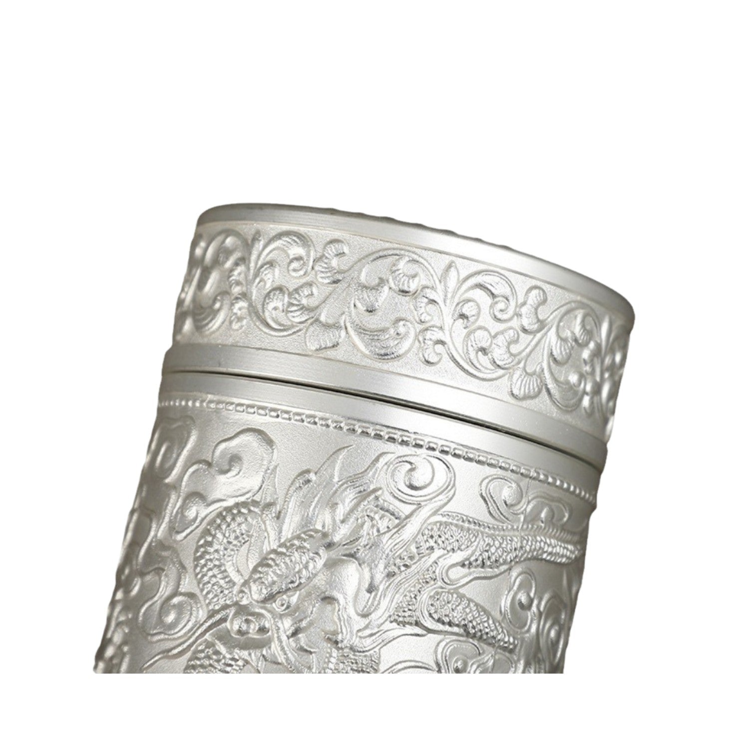 Handcrafted 999 Fine Silver Water Bottle 3