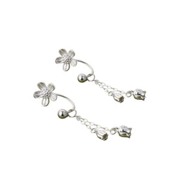 Handcrafted 999 Sterling Silver Earring 62