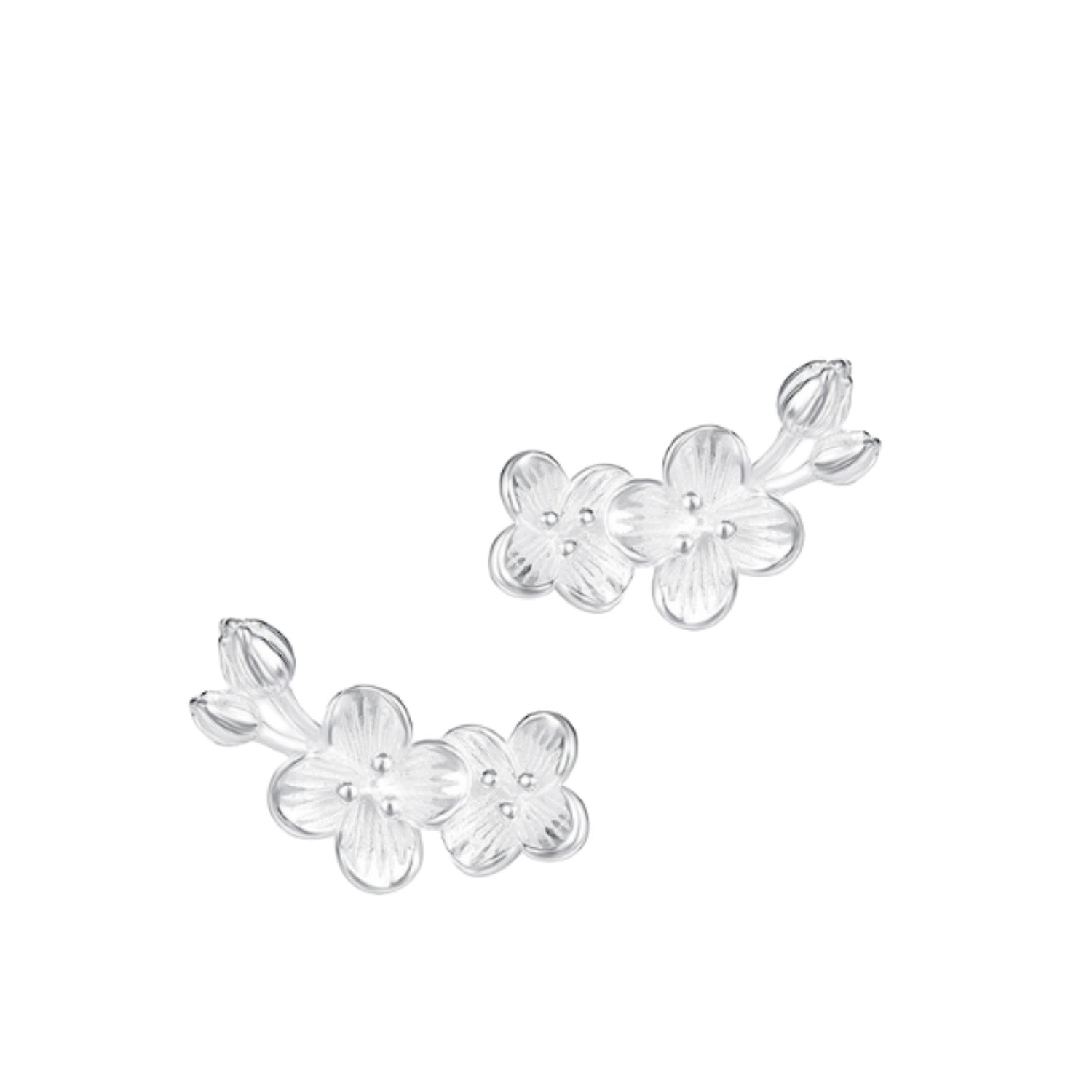 Handcrafted 999 Sterling Silver Earring 64
