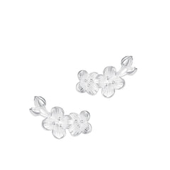 Handcrafted 999 Sterling Silver Earring 64