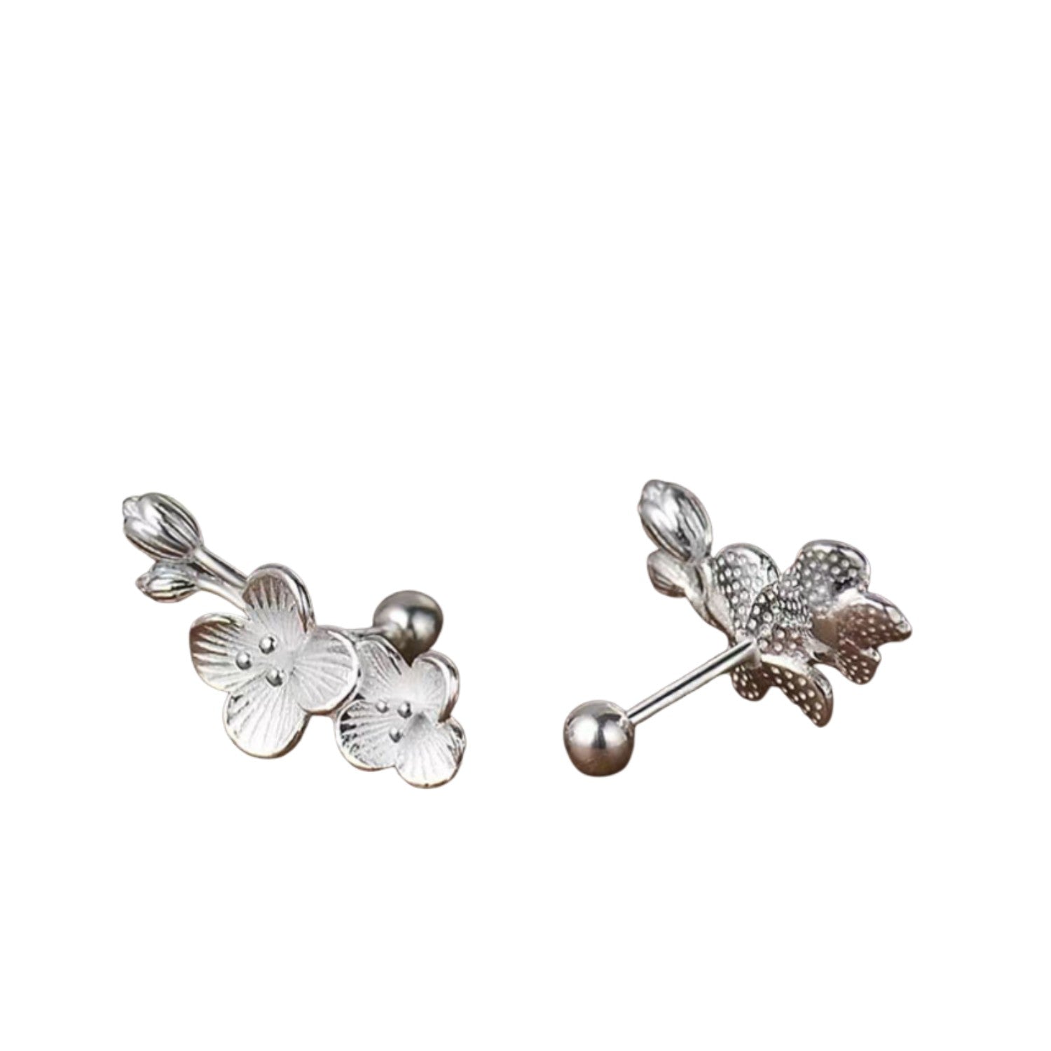 Handcrafted 999 Sterling Silver Earring 64