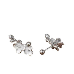 Handcrafted 999 Sterling Silver Earring 64