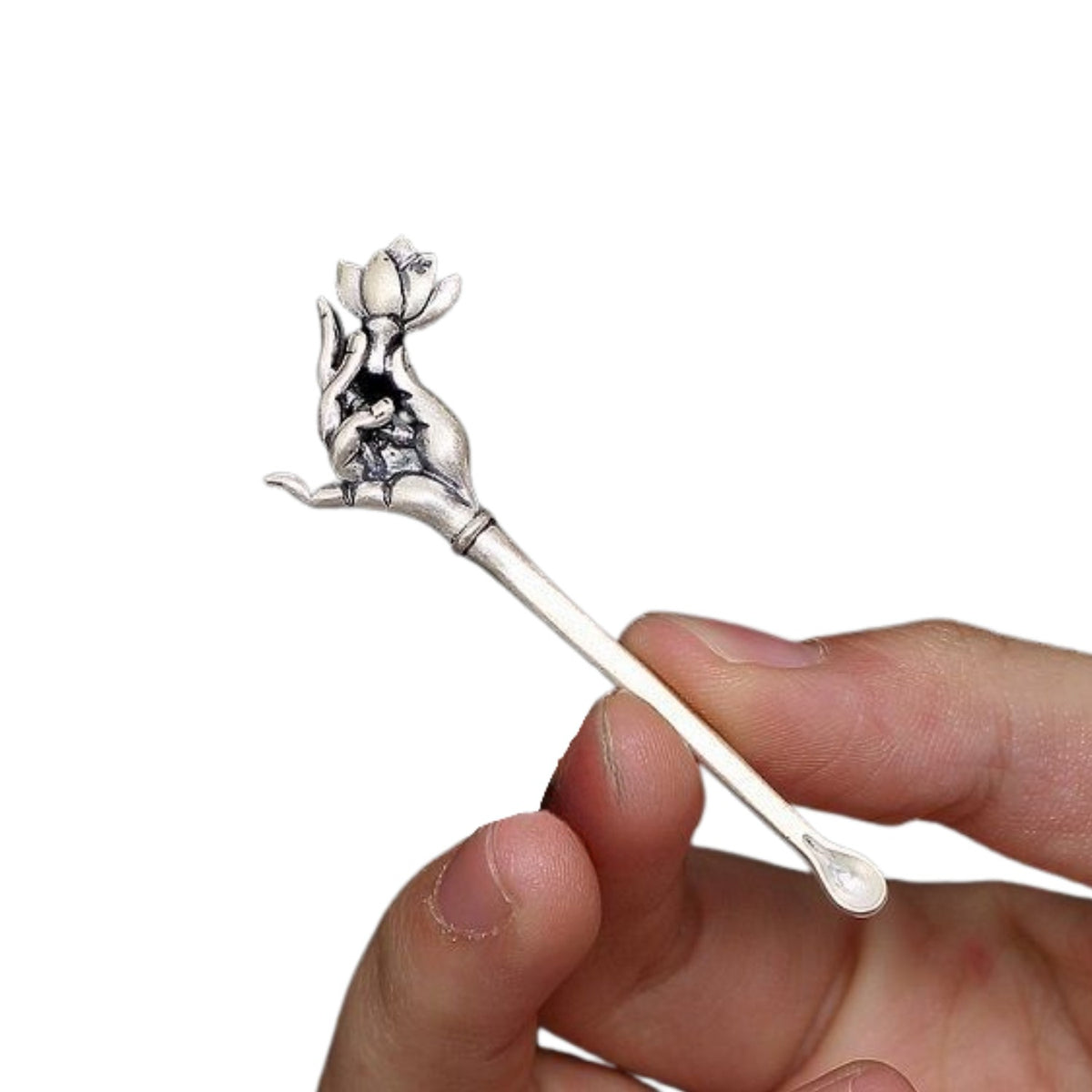 Handcrafted 999 Sterling Silver Earwax Removal Stick 1