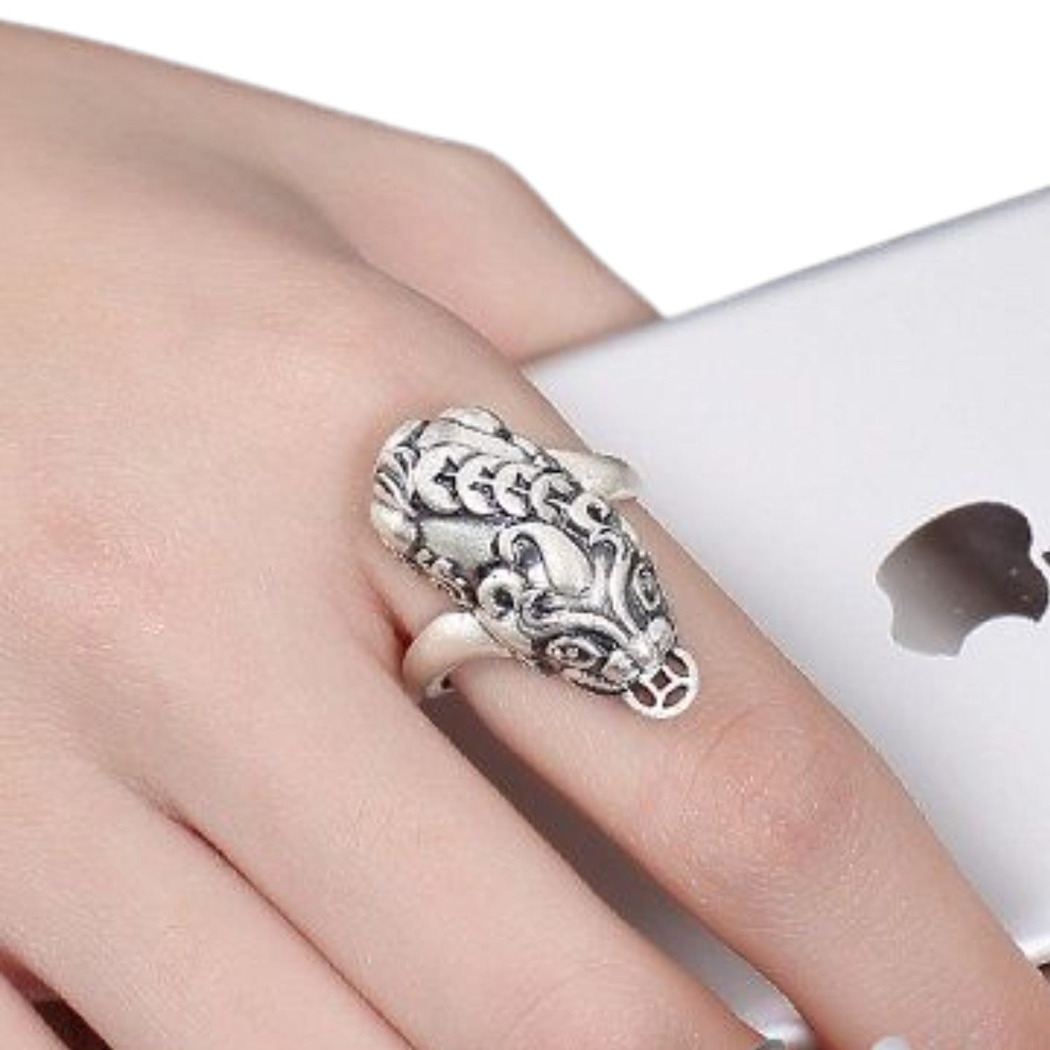 Handcrafted 999 Sterling Silver Ring 2