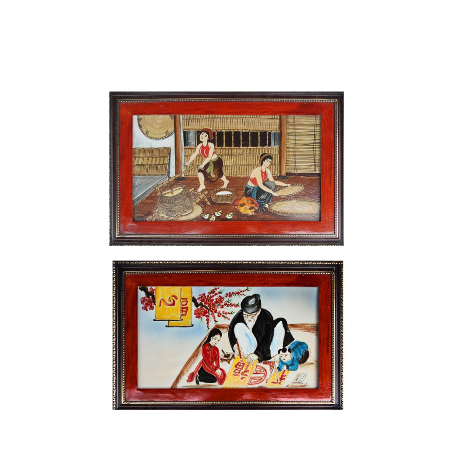 Handcrafted Bat Trang Ceramic Paintings 15