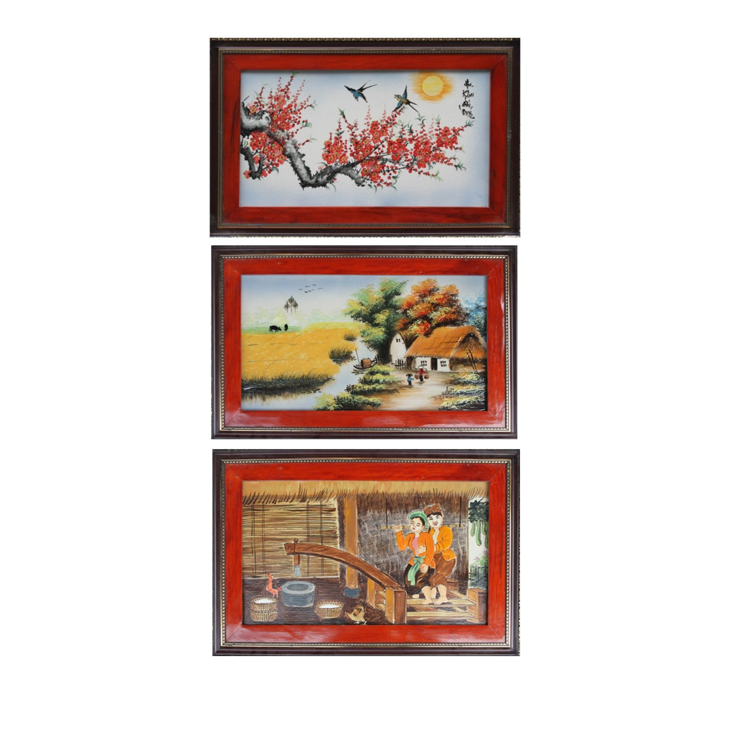 Handcrafted Bat Trang Ceramic Paintings 16