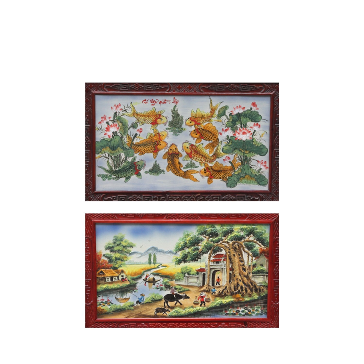 Handcrafted Bat Trang Ceramic Paintings 21