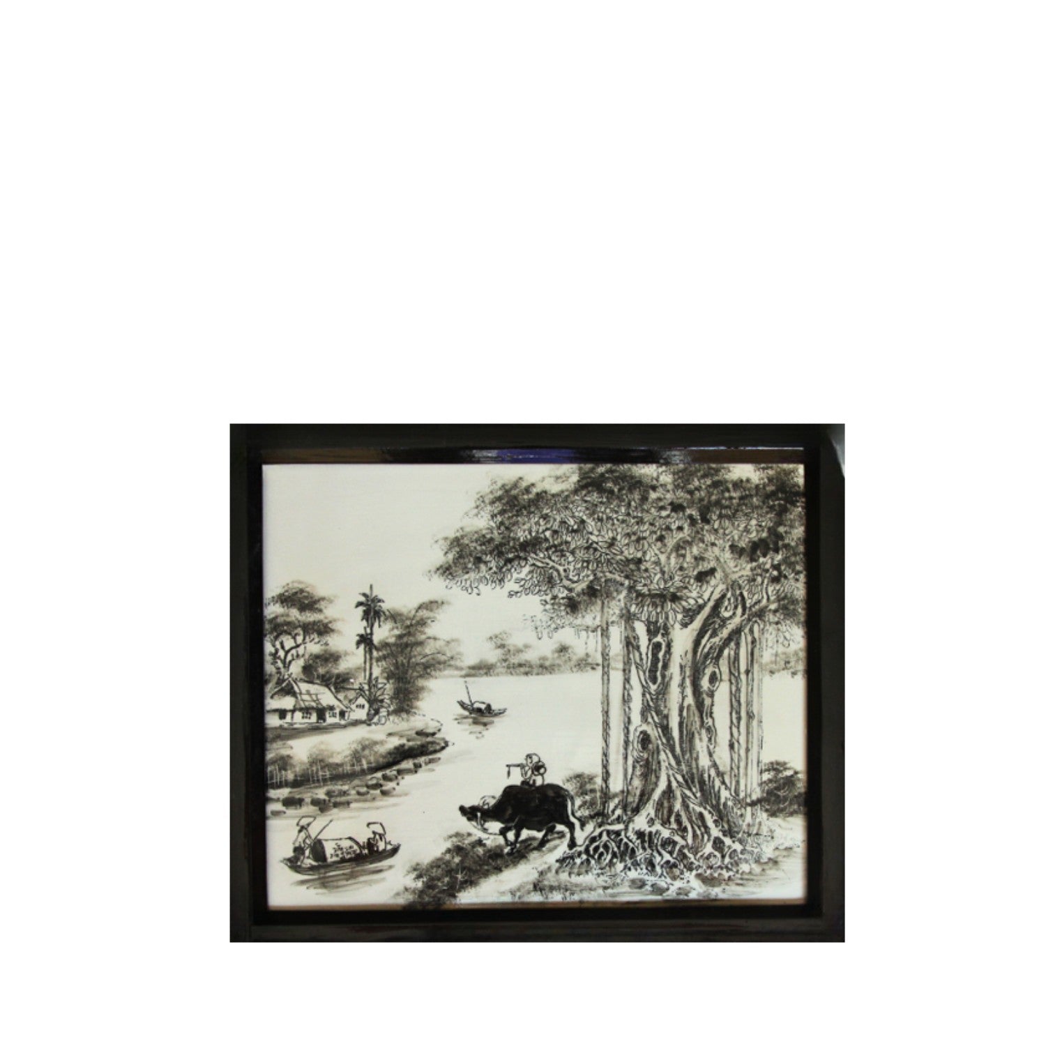 Handcrafted Bat Trang Ceramic Paintings 3