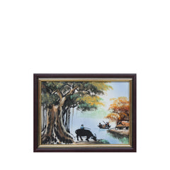 Handcrafted Bat Trang Ceramic Paintings 3