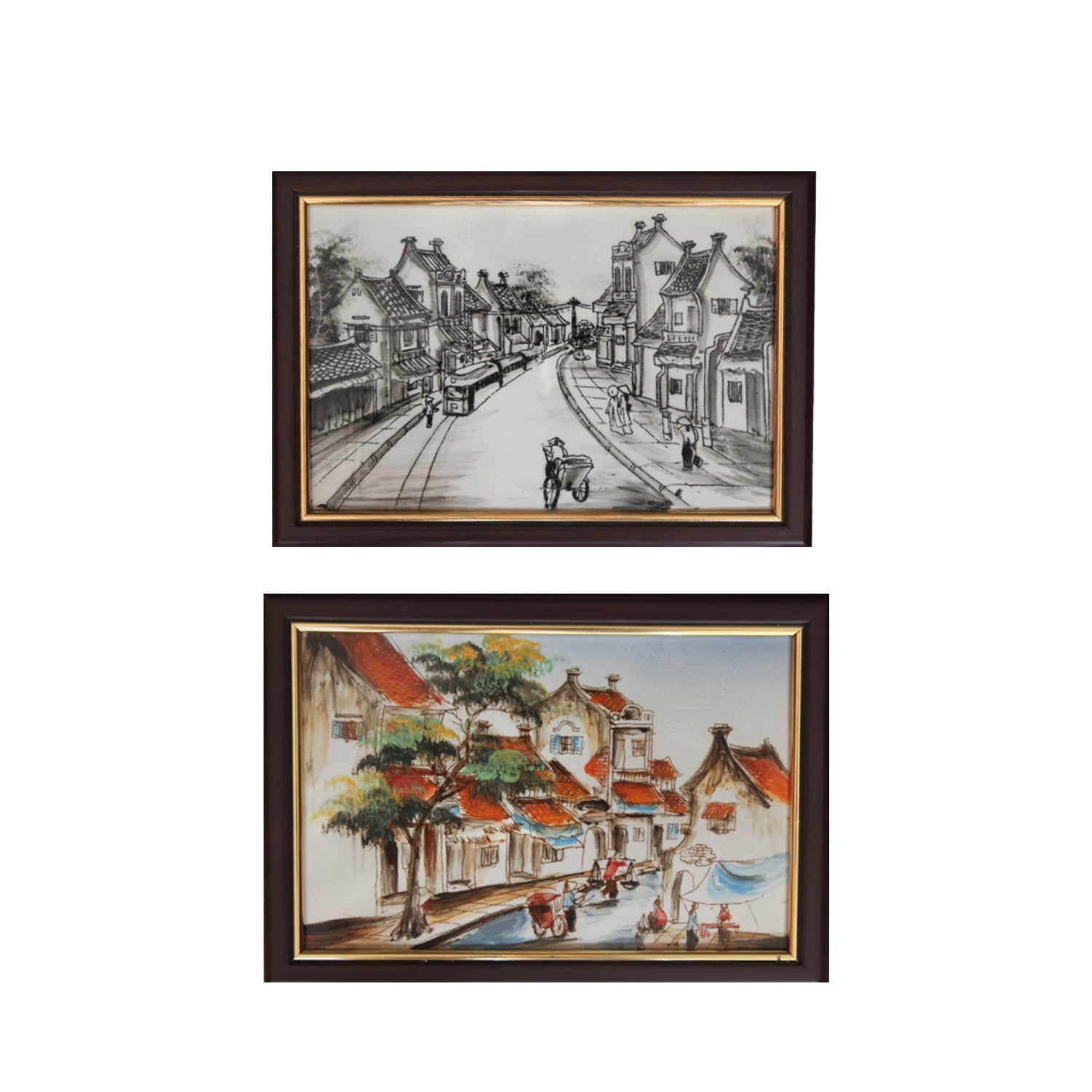 Handcrafted Bat Trang Ceramic Paintings 4