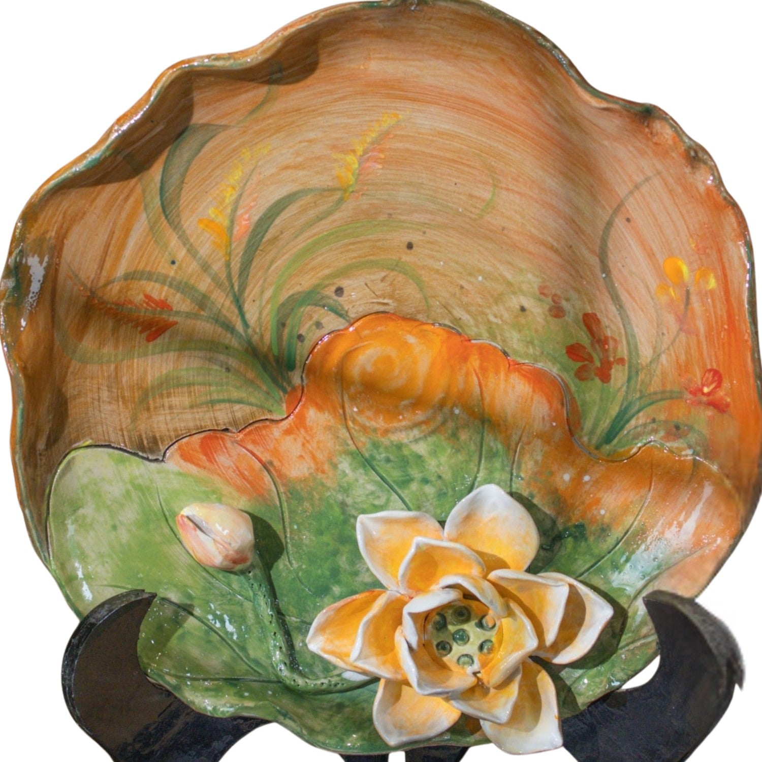 Handcrafted  Bat Trang Ceramic Plates 20