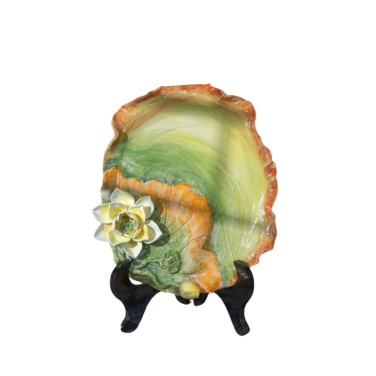 Handcrafted  Bat Trang Ceramic Plates 29