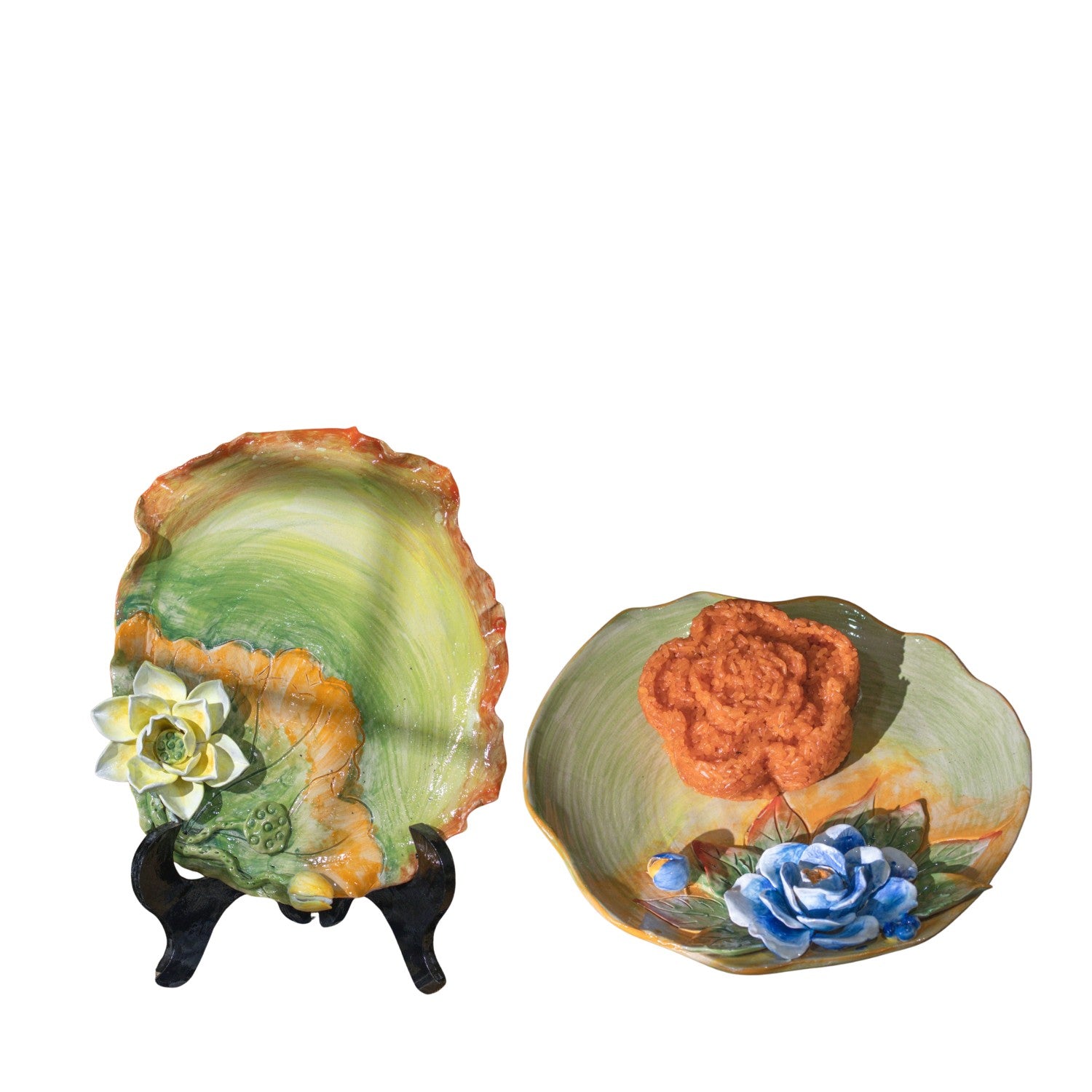 Handcrafted  Bat Trang Ceramic Plates 29