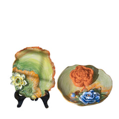 Handcrafted  Bat Trang Ceramic Plates 29