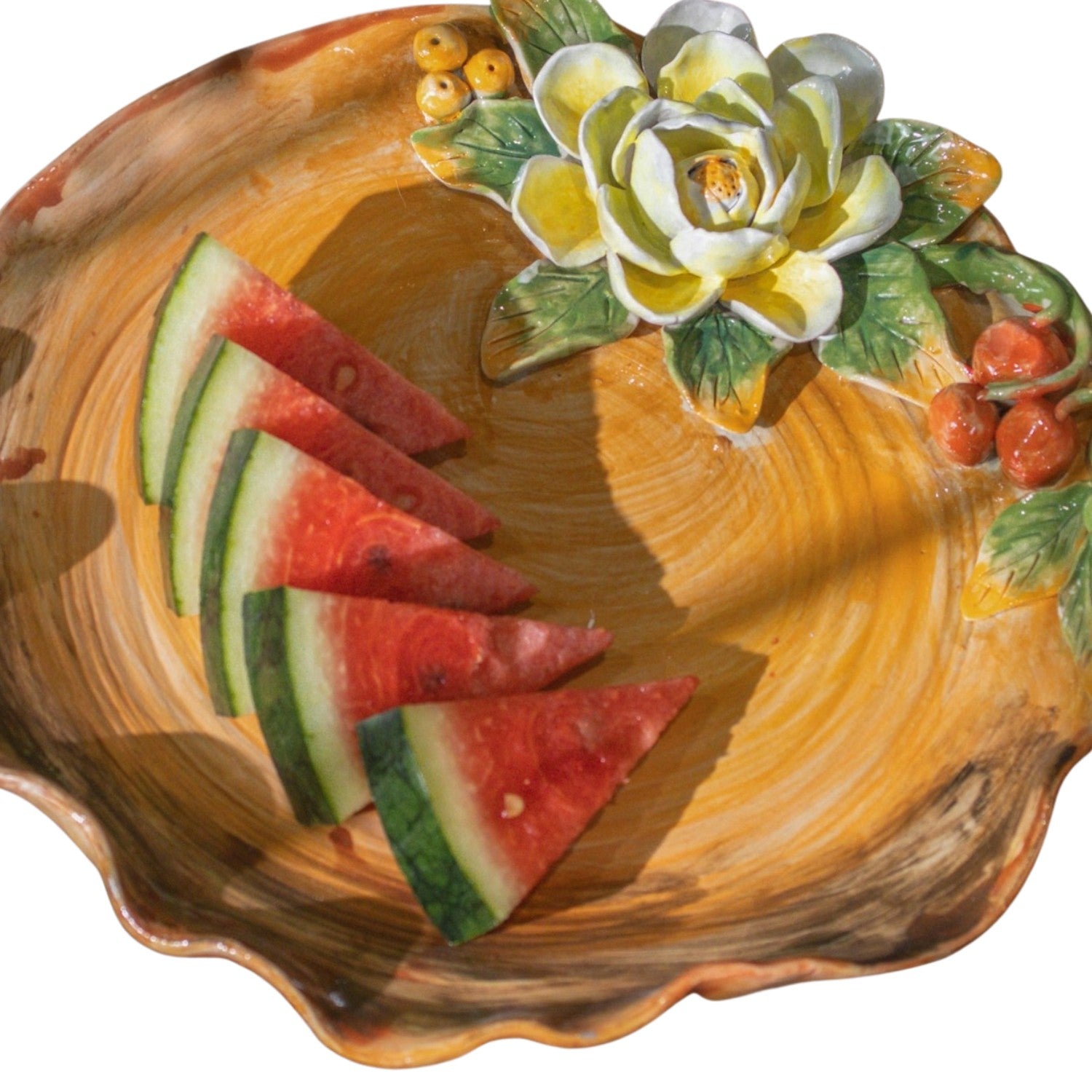 Handcrafted  Bat Trang Ceramic Plates 38