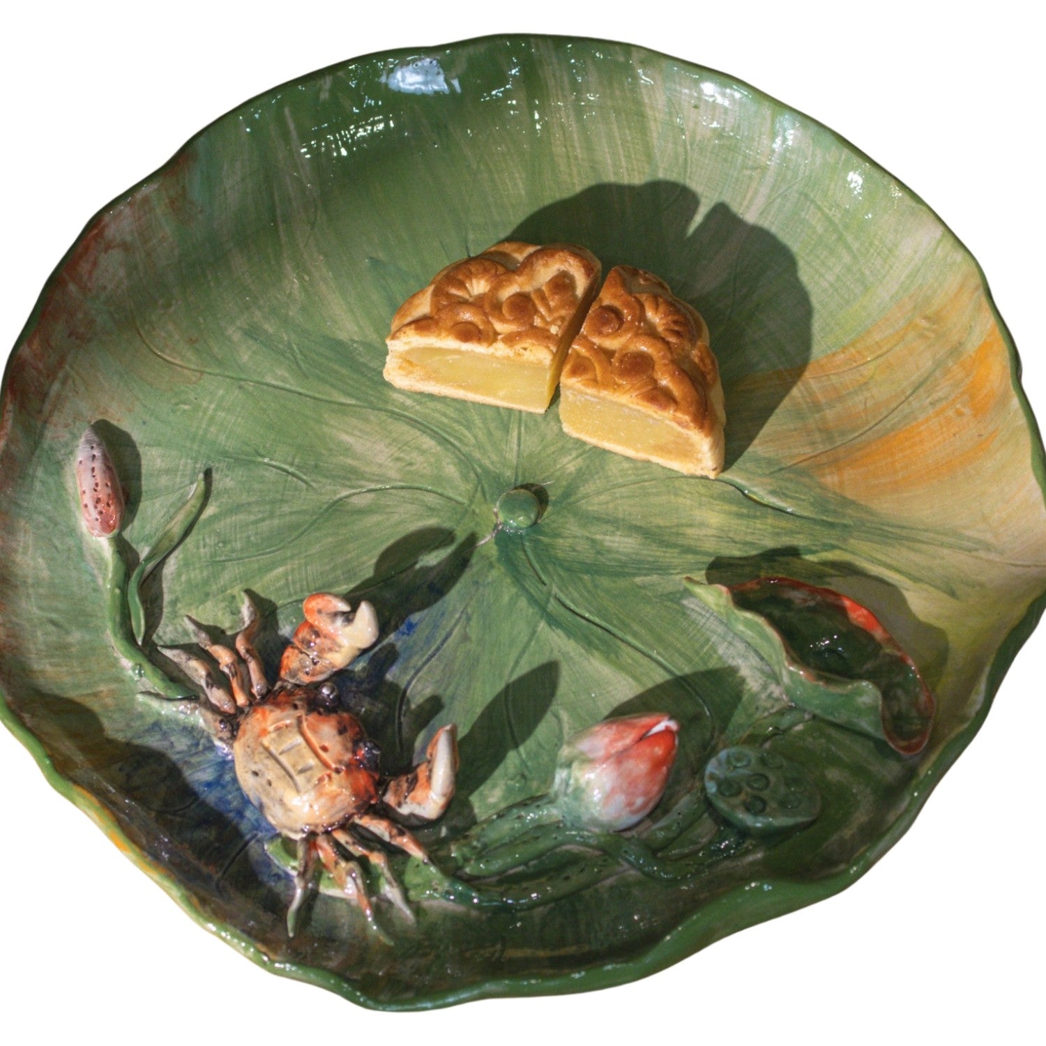 Handcrafted  Bat Trang Ceramic Plates 34