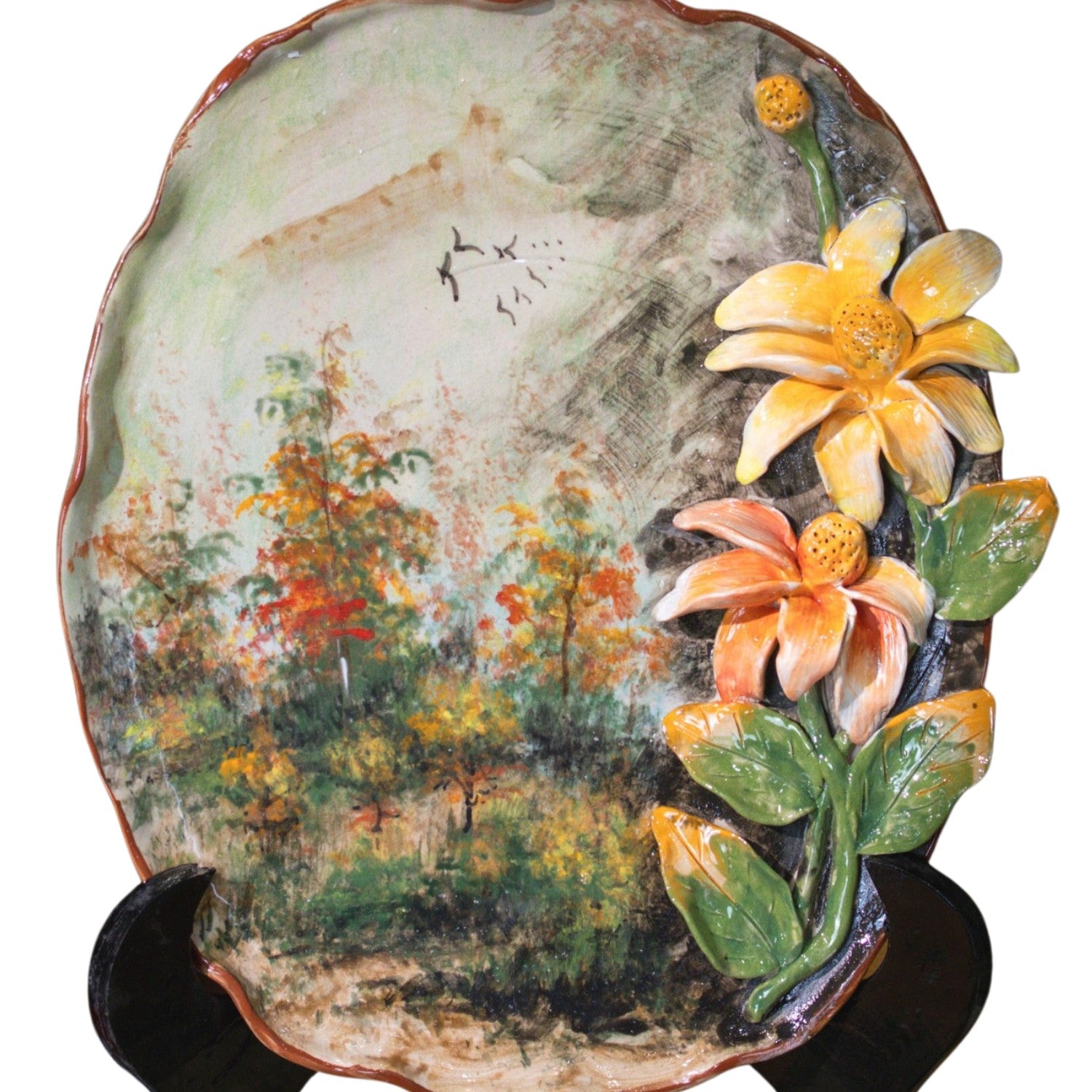 Handcrafted  Bat Trang Ceramic Plates 36