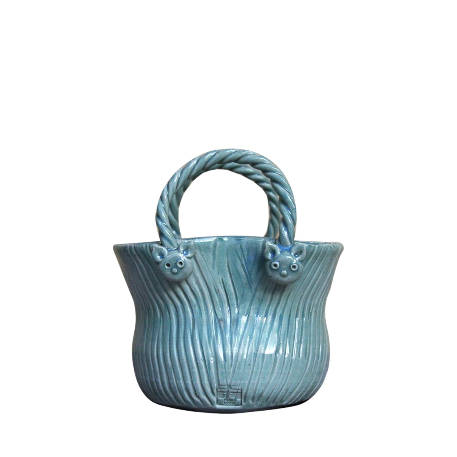 Handcrafted Bat Trang Ceramic Vase In The Shape Of A Handbag 2