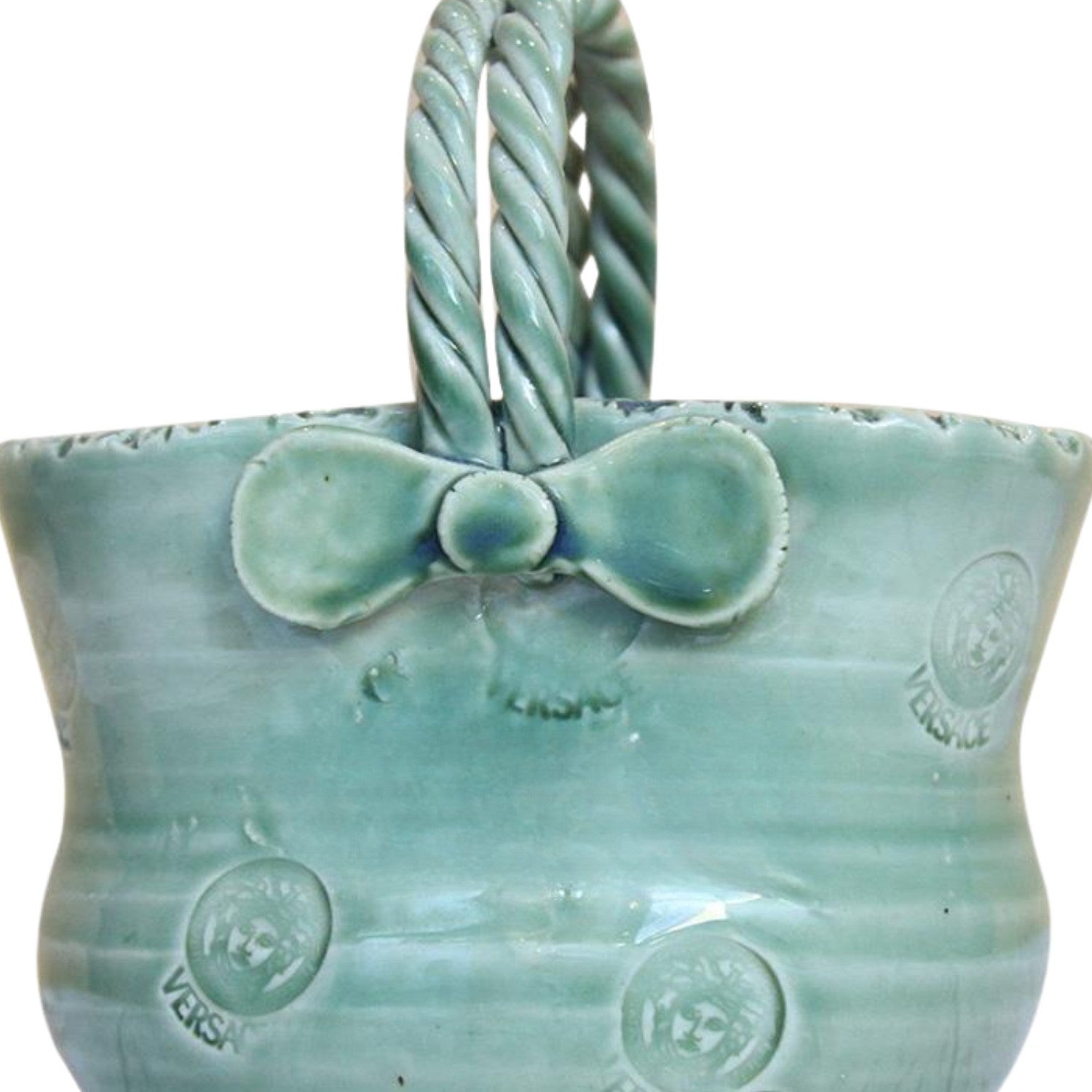 Handcrafted Bat Trang Ceramic Vase In The Shape Of A Handbag 3