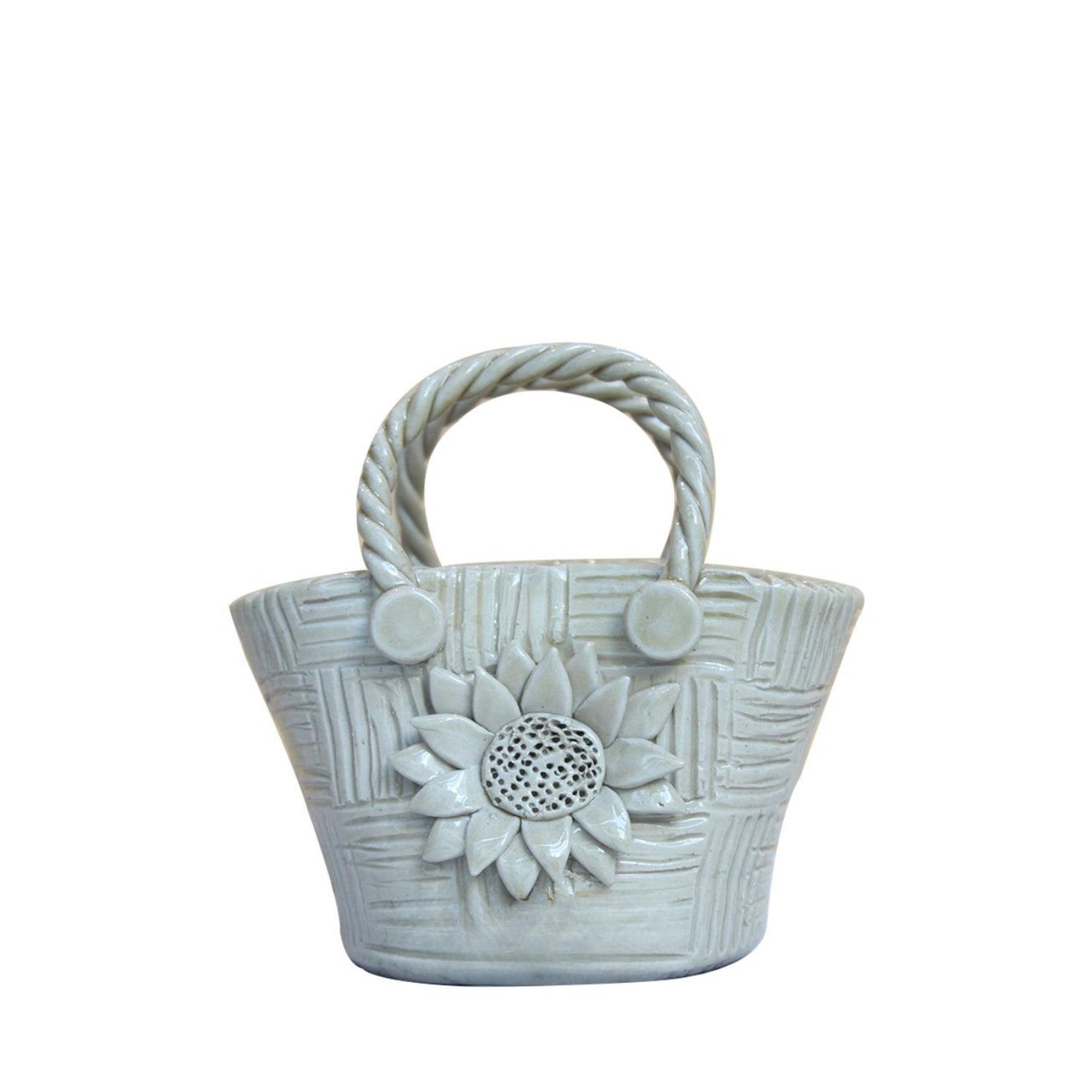Handcrafted Bat Trang Ceramic Vase In The Shape Of A Handbag 7