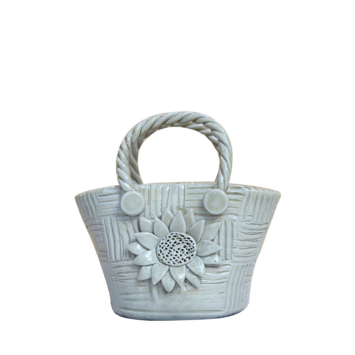 Handcrafted Bat Trang Ceramic Vase In The Shape Of A Handbag 7
