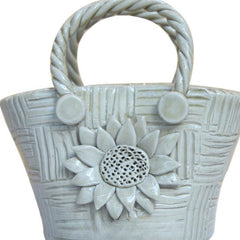 Handcrafted Bat Trang Ceramic Vase In The Shape Of A Handbag 7