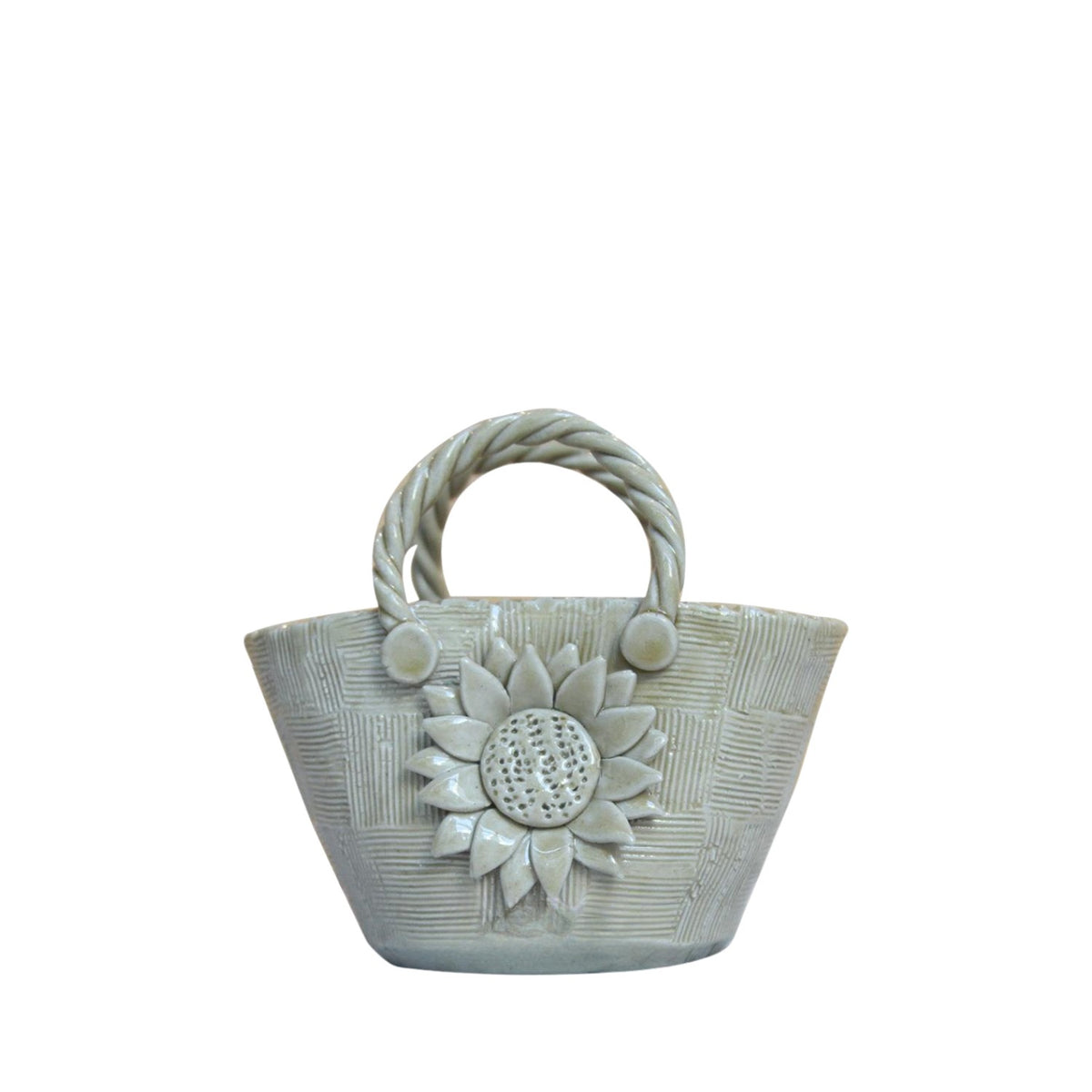 Handcrafted Bat Trang Ceramic Vase In The Shape Of A Handbag 5