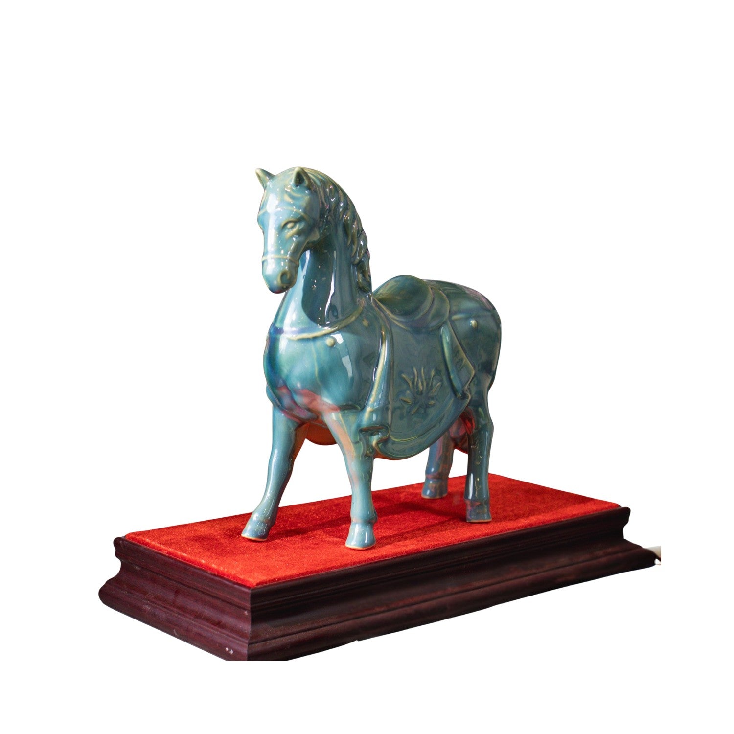 Handcrafted Bat Trang Pottery Horse Statue 1