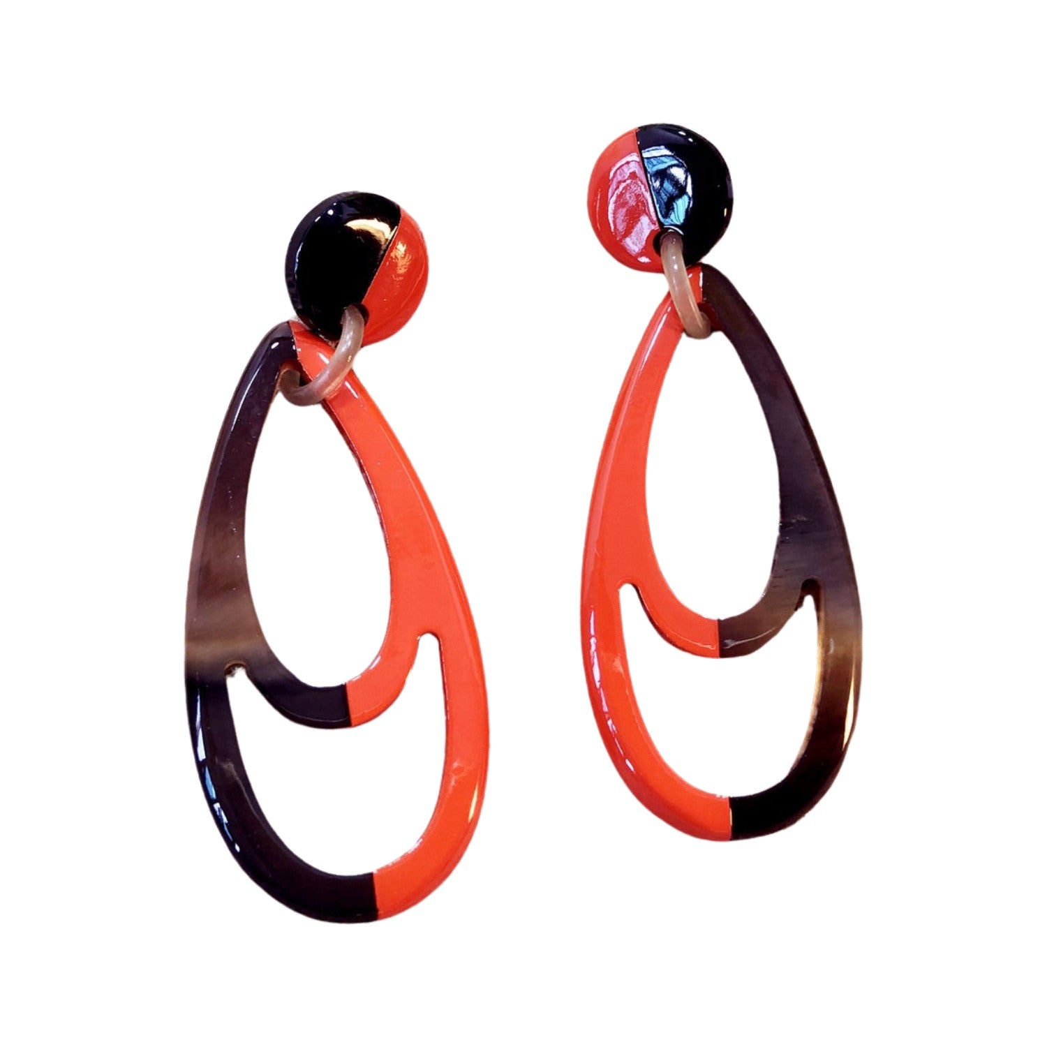 Handcrafted Buffalo Horn Earring 10