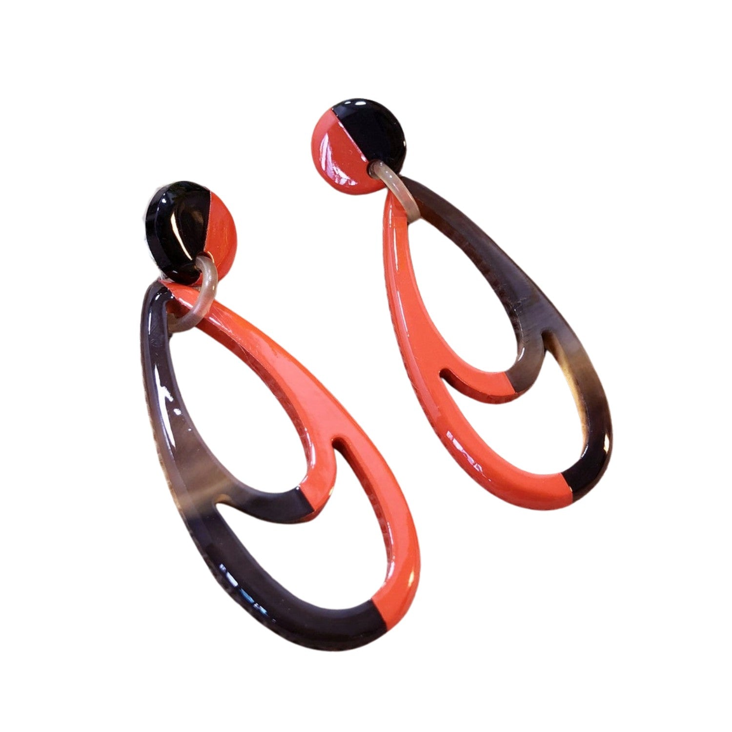 Handcrafted Buffalo Horn Earring 10