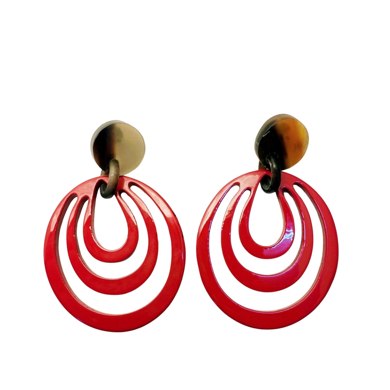 Handcrafted Buffalo Horn Earring 11