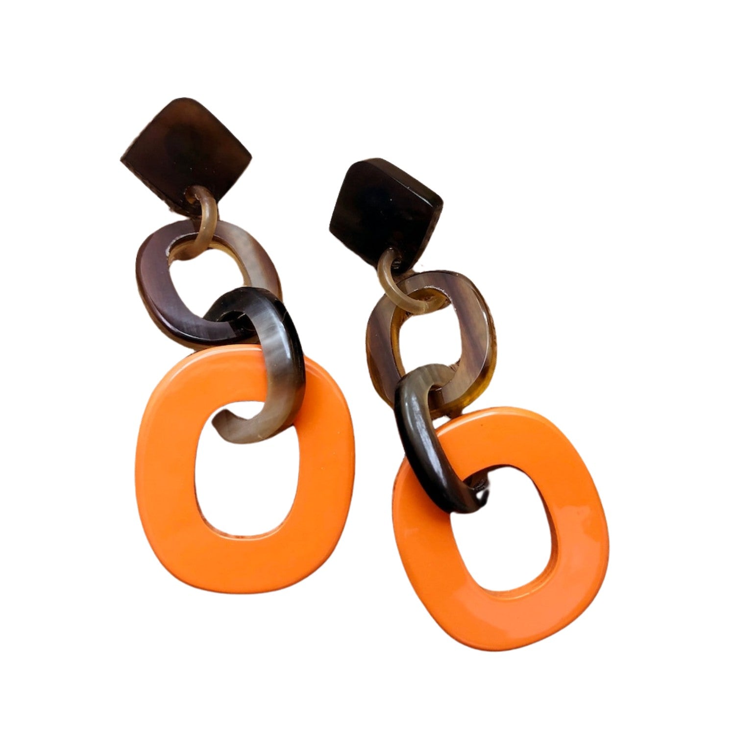 Handcrafted Buffalo Horn Earring 13
