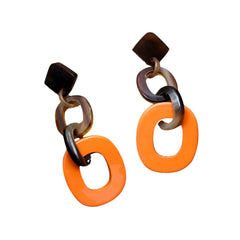 Handcrafted Buffalo Horn Earring 13