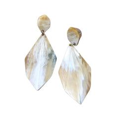 Handcrafted Buffalo Horn Earring 15
