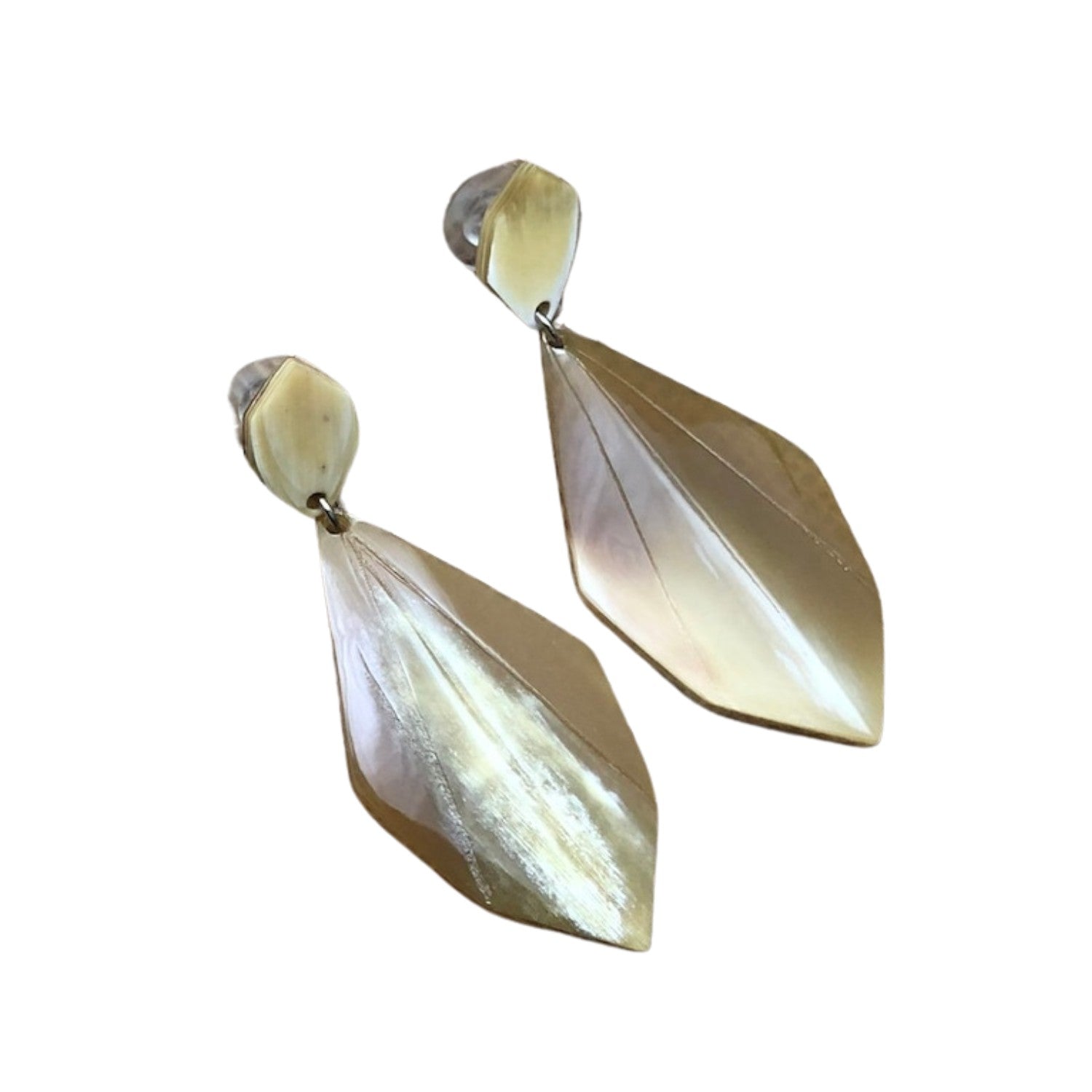Handcrafted Buffalo Horn Earring 15