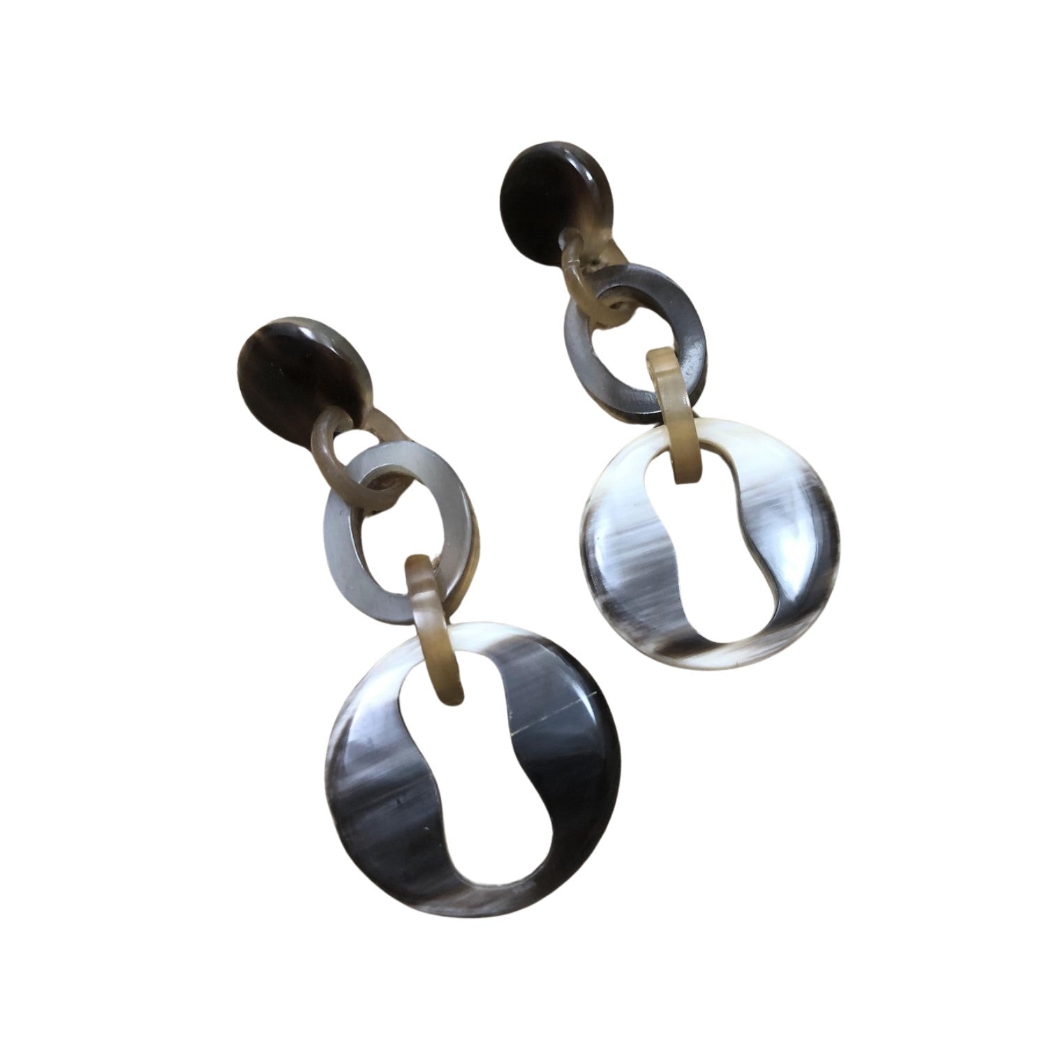 Handcrafted Buffalo Horn Earring 18