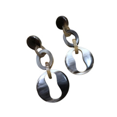 Handcrafted Buffalo Horn Earring 18