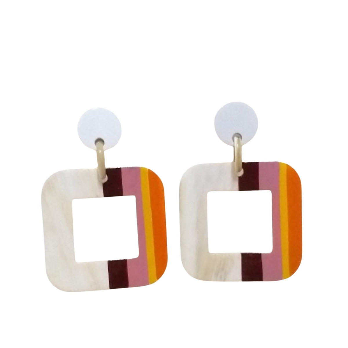 Handcrafted Buffalo Horn Earring 20