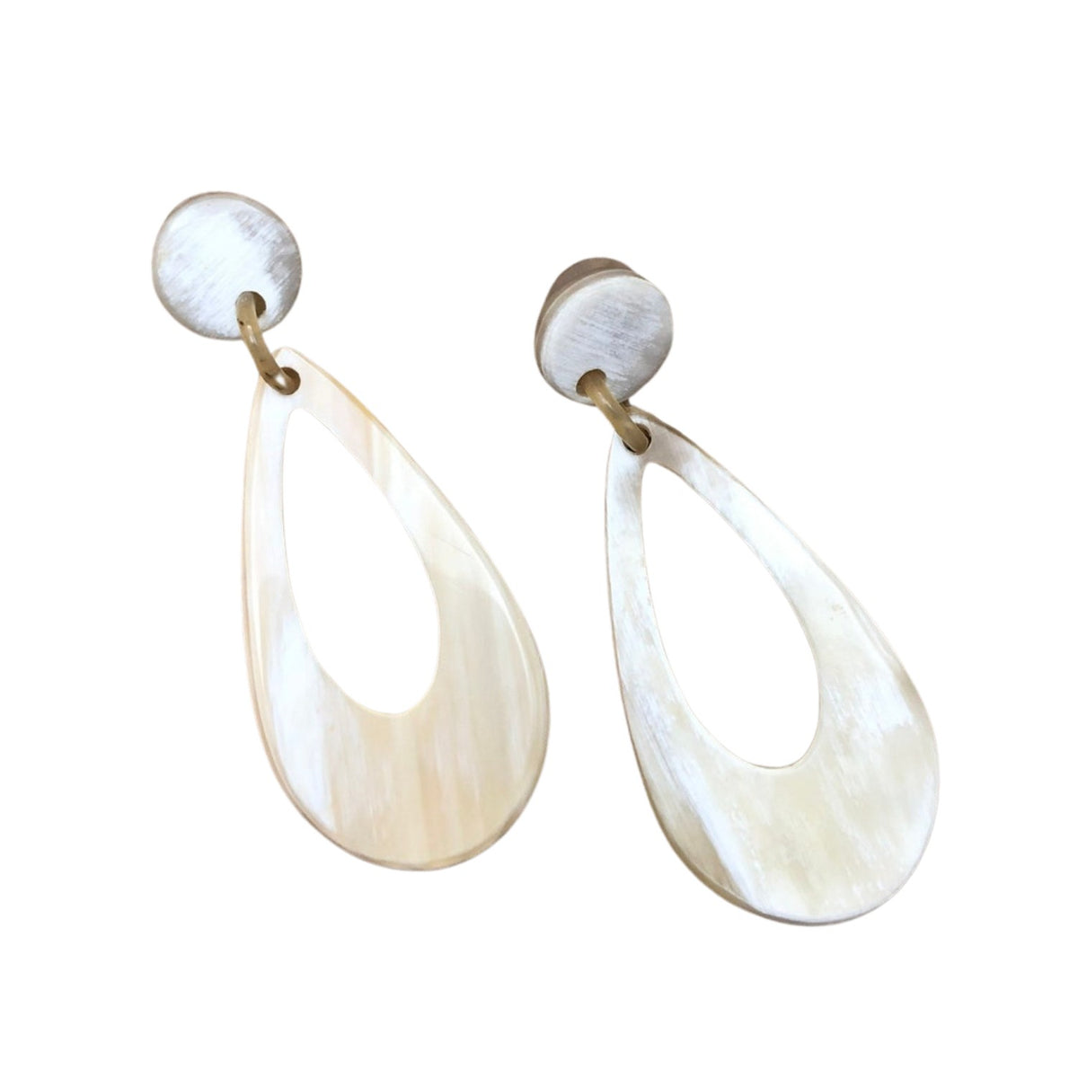 Handcrafted Buffalo Horn Earring 23