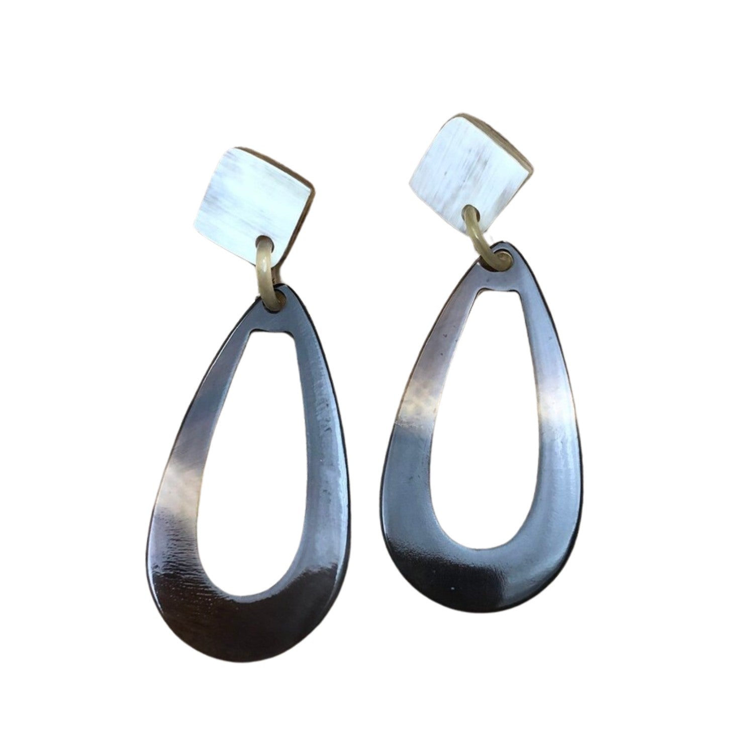 Handcrafted Buffalo Horn Earring 26