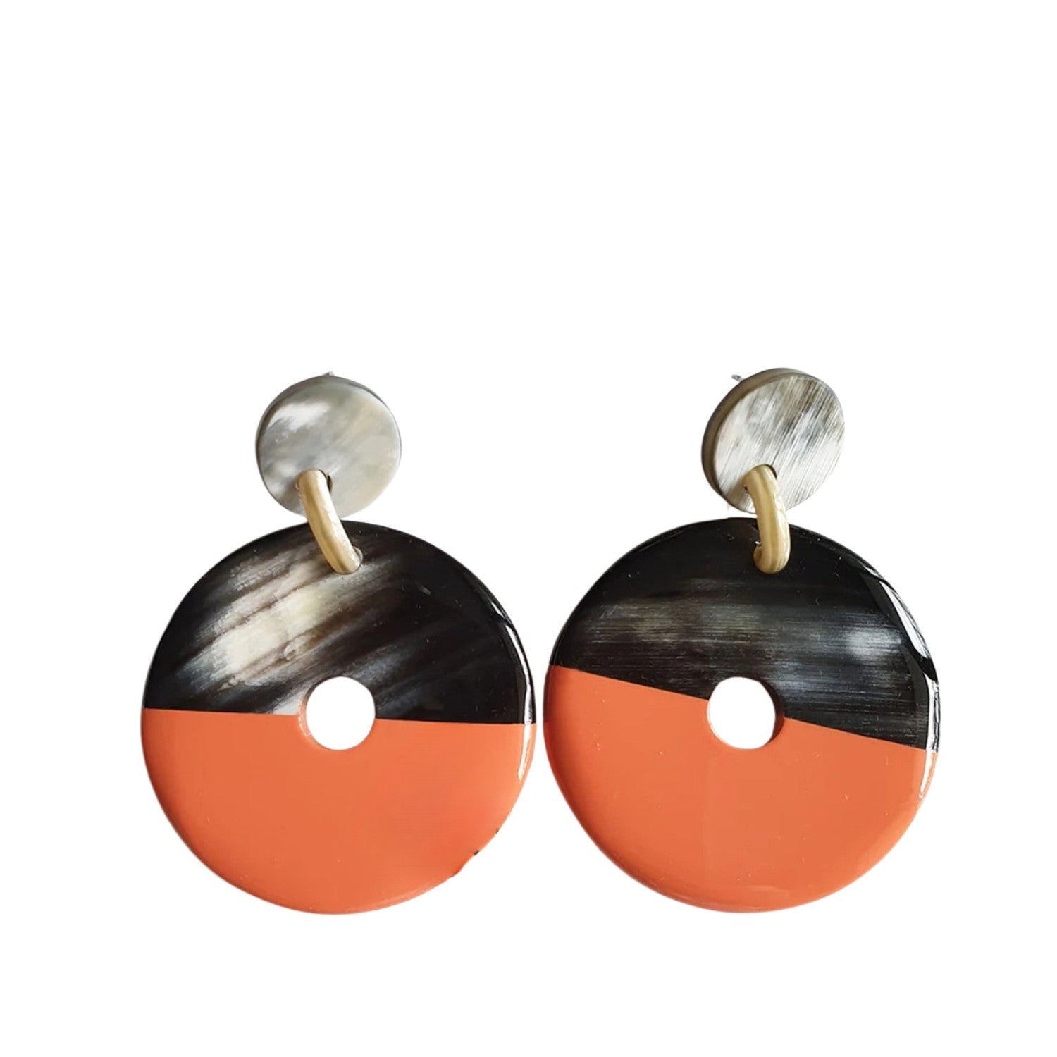 Handcrafted Buffalo Horn Earring 27