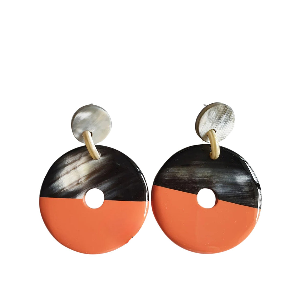 Handcrafted Buffalo Horn Earring 27