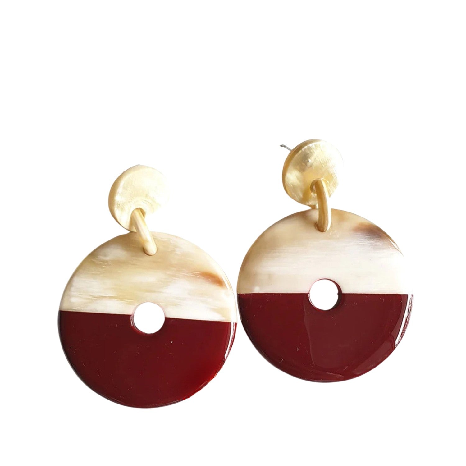 Handcrafted Buffalo Horn Earring 27