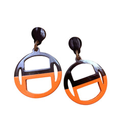 Handcrafted Buffalo Horn Earring 2