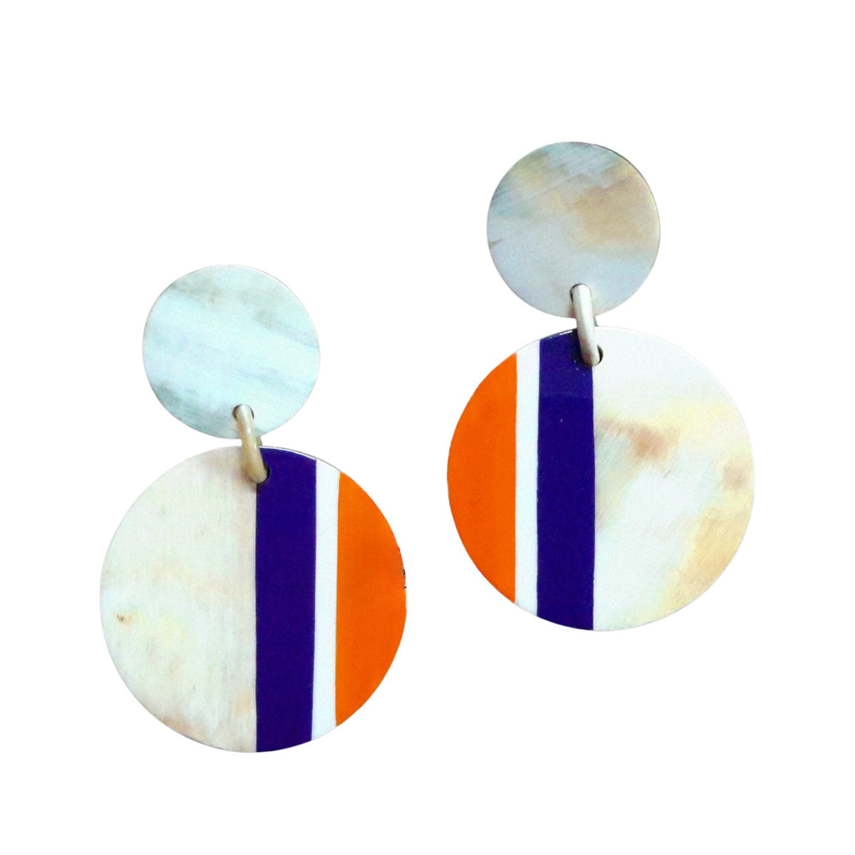 Handcrafted Buffalo Horn Earring 32